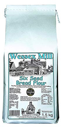 Wessex Mill Six Seed Bread Flour - Premium Quality Flour for Bread Making, 5 x 1.5 kg