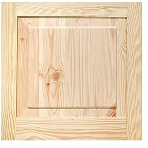 ben+camilla.com Kassettentür 39,5 x 39,4 cm | Rustikal & Unbehandelt | Hochwertige Kiefer Massivholztüren für Schrank- und Möbelbau