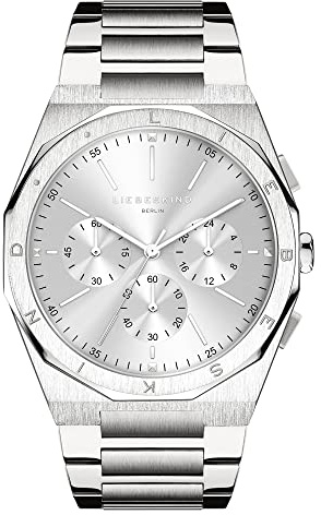 LIEBESKIND Berlin Unisex Analog Quarz Uhr mit Edelstahl Armband LT-0344-MC