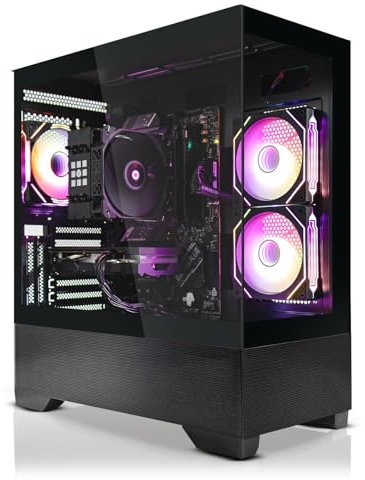 SYSTEMTREFF Gaming PC AMD Ryzen 5 7600X 6x5.3GHz | AMD Radeon RX 6500 XT 4GB DX12 | 512GB M.2 NVMe | 16GB DDR5 RAM | WLAN Desktop Computer Rechner für Gamer, Zocker