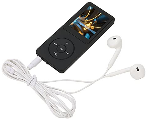 8 GB MP3 MP4-spelare, 1,8-tums Skärm Klassisk MP3-spelare, 8 GB Minne 64 GB Utbyggbar 30 Timmars Uppspelning Multifunktions Sportmusikspelare (Svart)