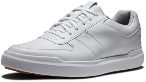 FootJoy Herren Contour Casual Golfschuh, Weiß, Weiß, Grau, 43 EU
