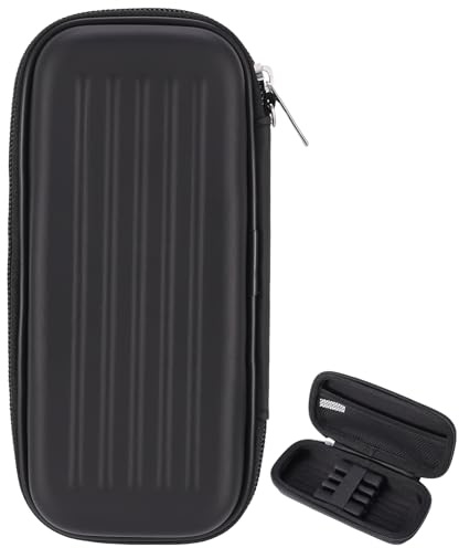 Invalidism Dart Case - Carrying Case for Steel or Soft Tip Darts, Holds 3 Darts and Extra Accessories, Built-in Storage Tubes and Pockets for Flights, Tips, Shafts
