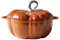 Pumpkin Cocotte Dutch Oven mit Deckel – Emaille Gusseisen Kochtopf Antihaft – Eintopf Suppentopf für 3–5 Personen – Halloween Thanksgiving Dekor Geschenk