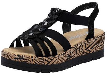 Rieker Sandale Schwarz