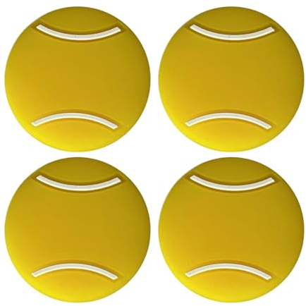 Smorzatore di vibrazioni per racchetta da tennis, 4 x racchette da squash in silicone ammortizzanti, accessori portatili da tennis per padre, fidanzato