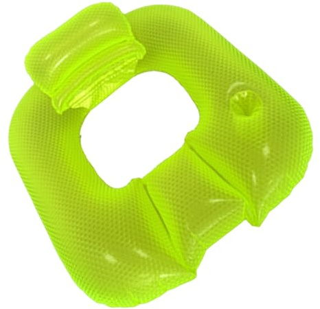Sedia gonfiabile per piscina, poltrona galleggiante per piscina, sdraio gonfiabile per attività all'aperto, zattera rilassante con schienale, per spiaggia, lago, fiume, cortile