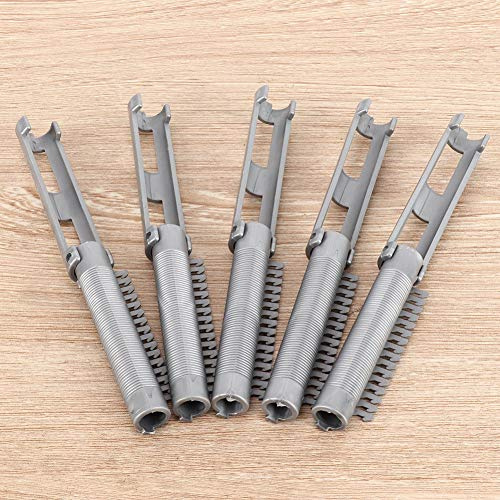 Generic Bastoni per Permanenti Eleganti Bigodini Clamp/Holder Bigodino Morsetto Strumento per Acconciature per Parrucchiere, 25 Pezzi Accessori per Capelli Ideali per Capelli Ricci e Mossi, Comodo