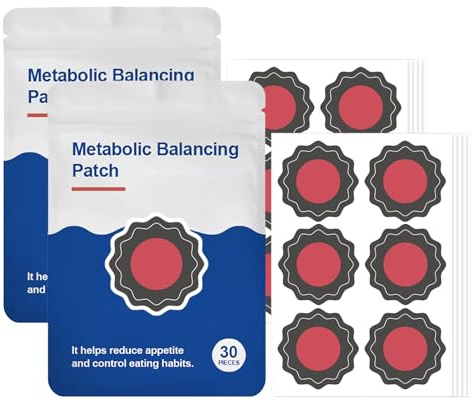 Patchs de soin corporel pour hommes et femmes Favorisent l'équilibre métabolique et la gestion poids Ingrédients naturels et doux 30 patchs par boîte 2026 Patches Minceur Metabalance Berb-erine
