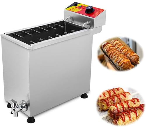 ROGHA Máquina para Hacer Palitos de Perritos Calientes de Queso Comercial,Máquina para Hacer Palitos de Perritos Calientes de Queso Comercial,Capacidad de 25L