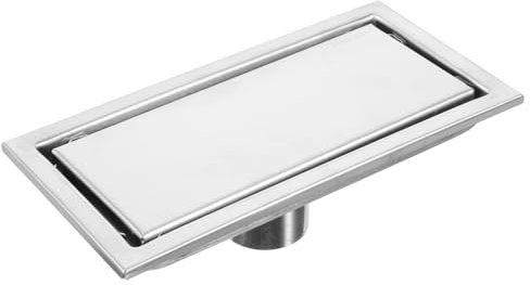 OSALADI Desagüe De Ducha Lineal De Inoxidable Drenaje para Baño Prevención Olores Instalación Fácil y Eficaz Diseño Invisible para Decoración Moderna