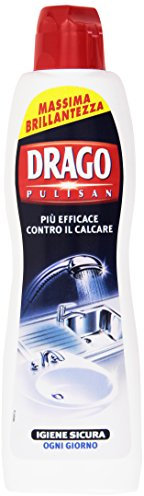 Drago - Pulisan, Anticalcare, Disincrostante e Detergente per superfici dure - 500 ml - [confezione da 8]