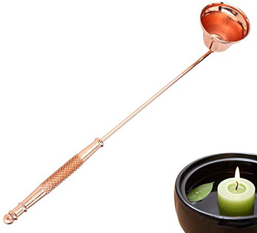 Trimmer per Stoppini in Acciaio Inossidabile Strumento per Spegnere le Candele per la Casa Spegni Candele Stoppino Trimmer Wick Accessorio Candela con Manico Lungo Spegni, Forma di Campana per Casa