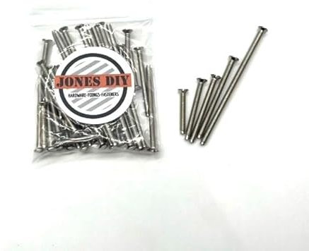 Mixed Group Pack of 40x Electrical Socket Screws Including 25mm, 35mm, 40mm, 50mm & 75mm Silver Assortment Pack M3.5 Outlet Screws