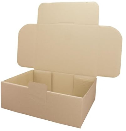 dimapax Faltschachtel Faltkarton Karton Versandkartons Kartonagen 300 x 220 x 100 mm braun (100)