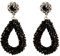Alpenflüstern Trachten Glamour-Ohrhänger Perlen- Tropfen Helena mit Ohrstecker - Damen-Trachtenschmuck, Trachten-Ohrringe (schwarz) DOR066