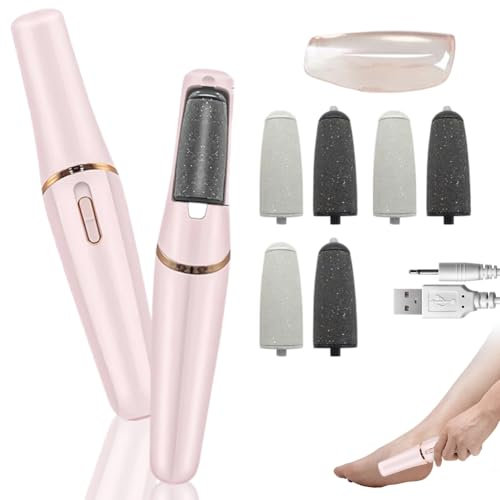 Set di rimozione calli elettrico per pedicure, per la cura dei piedi, per la cura dei piedi, per la pelle morta, dura e screpolata