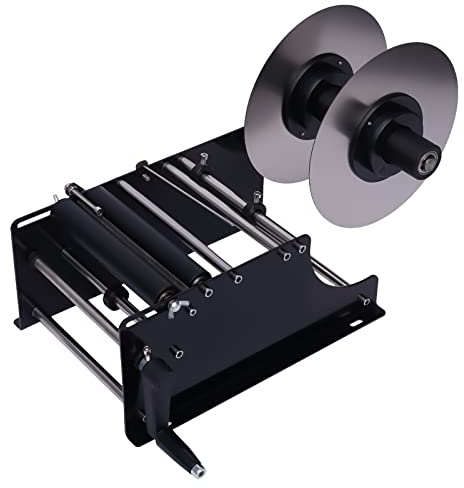 JINPRDAMZ Rund flasketiketteringsmaskin MT-30, manuell runda flaskor etikettmaskin, högprecision och mycket effektiv etikettmaskin för runda flaskor med en diameter på 5–150 mm.