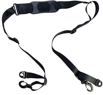 Folpus Correa de Transporte para Silla de Playa Correa de Hombro Ajustable Correas de Silla de Playa Correas de Transporte de Hombro para Bicicleta de, Mosquetón