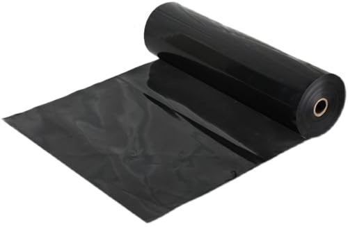 NIANTONG Fodera per Laghetto Liner per laghetto Spessore 0.3mm Nero HDPE Flessibile Fodera per Piscina Giardino per Laghetti,Fontane,Giardini Acquatici e Cascate(Size:8x8m(Thick 20s))