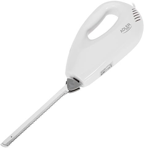 Adler Coltello elettrico, 180 W, bianco