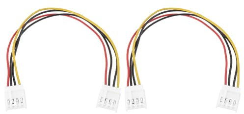 Be In Your Mind 2x Cavo Di Alimentazione Per Unità Floppy Disk Da 20 Cm Adattatore Per Cavo Di Alimentazione Da 4 Pin A 4 Pin Per Scheda Madre Con Unità Floppy Disk Da 3,5 Pollici