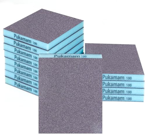 12 st slipsvamp-set 100 korn våta torra slipblock