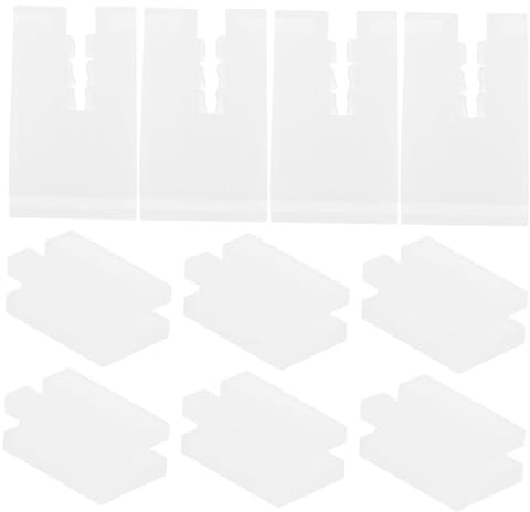 Toyvian Protection de Radiateur en Plastique Blanc pour Support de Radiateur, Housse Solide et Facile à Nettoyer, Lot de 10 Pièces pour Maintien