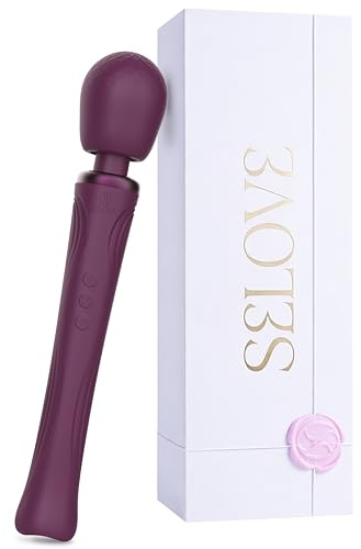 SELOVE Wand Vibrator – Vibrazioni Potenti e Profonde con Collo Flessibile (Deep Purple)