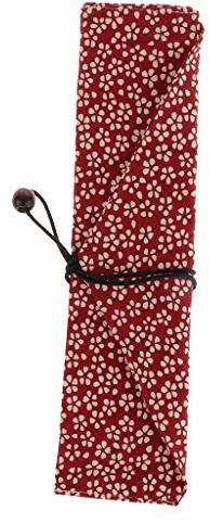 KBOLAE Sac de rangement en tissu pour couverts, cuillère, baguettes, fourchettes, stylos, crayons