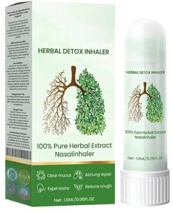 Barra inhaladora de nariz, solución calmante purificadora profunda, 1.8 ml, barra de aromaterapia nasal refrescante, ayuda respiratoria portátil, de larga duración, para adultos, mujeres