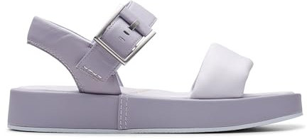 Clarks Women's Alda Strap Sandal, Lilac Combi, 42 EU