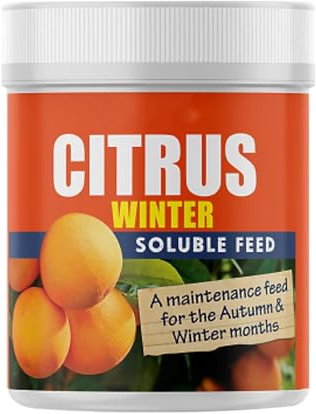 ZOPPER Citrus Tree Food Winter Feed Plant Fertilizer Soil Fruit Orange Lemon 200g Soluble Powdered Fertilizer Feed Promote Strong & Healthy Growth and Improve Fruiting.