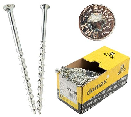 Vis à béton cellulaire à tête fraisée - Vis à béton cellulaire galvanisées - Vis spéciales - Vis à béton cellulaire (50, 8 x 120 mm)