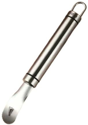 LQQDREX Sbucciatore per arance e agrumi, pelapatate in acciaio inox, ergonomico e sicuro, taglia agrumi e apri per rimuovere gli agrumi, pelapatate per la frutta