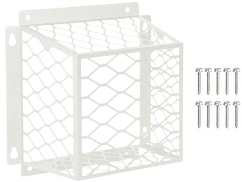 Protezione per uccelli per sfiato 'asciugatrice, protezione per ventola di scarico del bagno, gabbia per uccelli in acciaio per copertura della ventola di scarico da 7,6 cm a 10,2 cm, 17,8 x 17,8