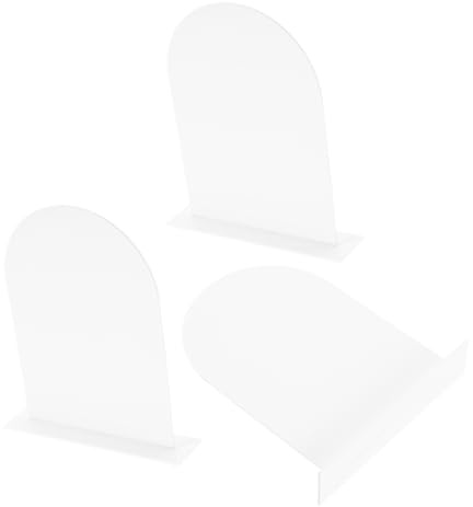 VALICLUD 3pcs Blank Acrylic Table Place Cards Wedding Arch Holders Sign Sheet DIY Guest Name Cards for Wedding Party Decoration