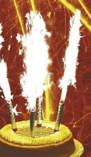 Hobbybäcker.de Torten- und EIS-Feuerwerk, ca. 15 cm, 4 Stück