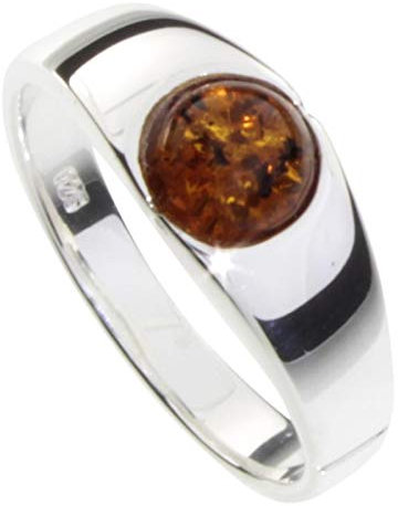 Ring - Sina - Silber 925/000 - Bernstein