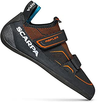 Scarpa Reflex V klätterskor för män, Svart grå Ffx, 43 EU
