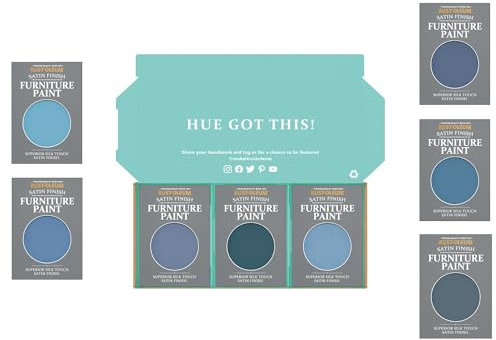 Rust-Oleum Furniture Paint in Satin Finish – Deep Blue Tester Box