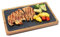 WLWNWFT Servierbrett Set, Käsebrett aus Akazien-Holz mit Schieferplatte, Schieferplatte Holz, Schieferplatten Buffet-Platte Käseplatte, Ideale Geschenkwahl und Käse Servieren Deko