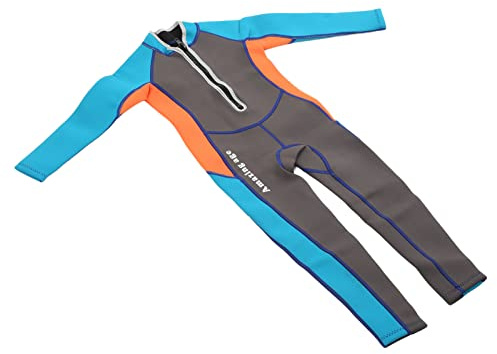 SPYMINNPOO Muta Intera per Bambini, Cuciture Fini, Costume da Bagno in Neoprene per Bambini, per Ragazze, Facile da Indossare e da Togliere, Taglia 8 per 8-9 Anni (Taglia 6)