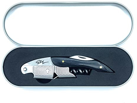 Cavatappi Personalizzato con Nome e Skyline Città – Apribottiglie Sommelier Professionale Inciso – Idea Regalo per Amanti del Vino con Scatola (GDL Skyline Collection)
