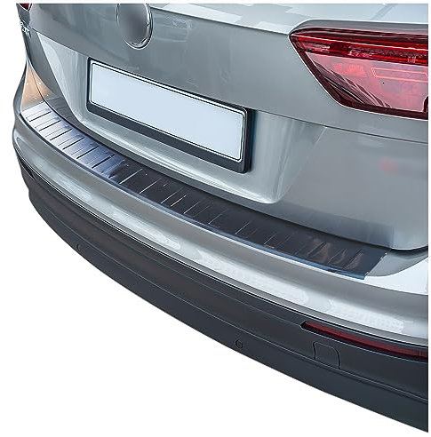 tuning-art L248 Edelstahl Ladekantenschutz Anthrazit passend für VW Tiguan 2 2016-2024