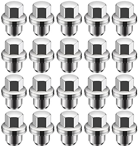 eSynic Wheel Nuts Set Professional 20Pcs Full Steel Alloy Wheel Lug Nuts RRD500510 Perfect for Range Rover Sport (2005-2013) Land Rover Discovery 3&4 (2004-2014) Range Rover L322 (2006-2012)