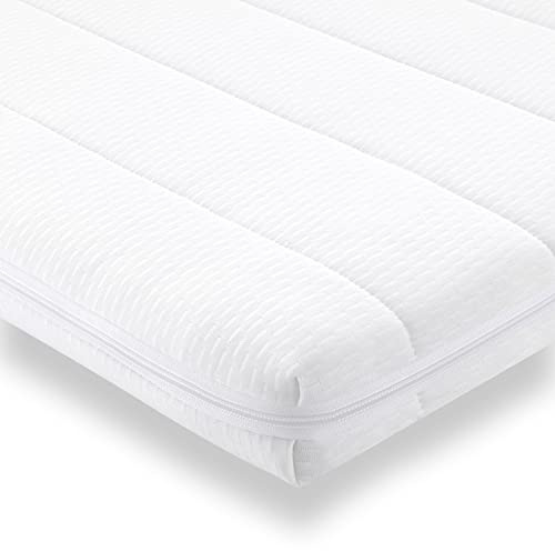 Mister Sandman Topper 200x200, Ergonomische Kaltschaum Matratzenauflage, weich, Bequeme, atmungsaktive Matratzenauflage für alle Matratzenarten und Boxspringbetten, Topper Höhe ca. 5cm