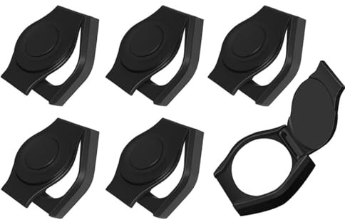 iJiZuo Cache Webcam 5 pcs, Protège la vie privée et la sécurité, Simple à utiliser, Adhésif fort, Qualité Premium, Cool Design Noir
