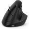 Ergonomic Mouse Wireless, 2.4G Rechargeable Vertical Mice with USB A/C Receiver, Upright Silent Type C Mice Compatible with MacBook,iPad,Windows Tablet/Laptop/Computer, Black