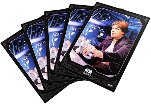 Gamegenic, Star Wars: Unlimited Art Sleeves – Han Solo, Sleeve Color Code: Gray